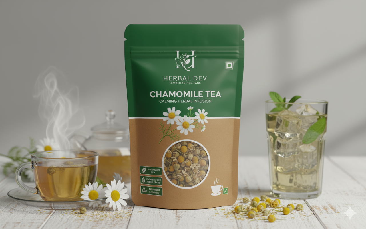 Organic Chamomile Flowers - Herbal Tea for Relaxation & Sleep