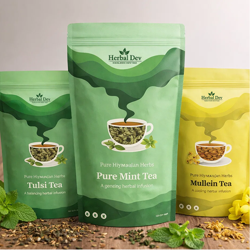 Tulsi, Pure Mint & Mullein Herbal Tea Trio